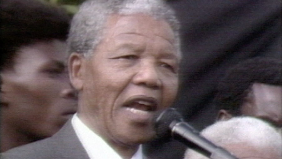 Nelson Mandela released from South African Prison Nelson Mandela released from South African Prison